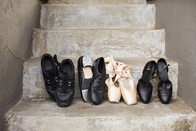 different types of dance shoes