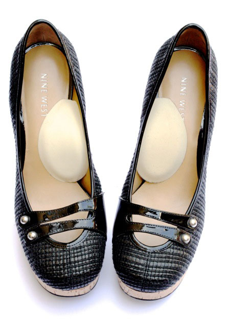 black flats arch support